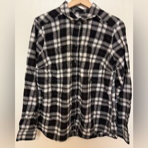 croft & barrow Black and White Flannel